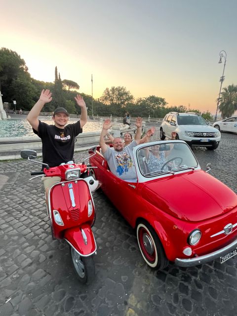 Rome: Evening Fiat 500 and Vespa Prosecco Tour - What the guides add to the experience