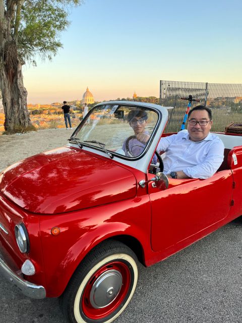 Rome: Evening Fiat 500 and Vespa Prosecco Tour - Choosing between a Fiat 500 and Vespa