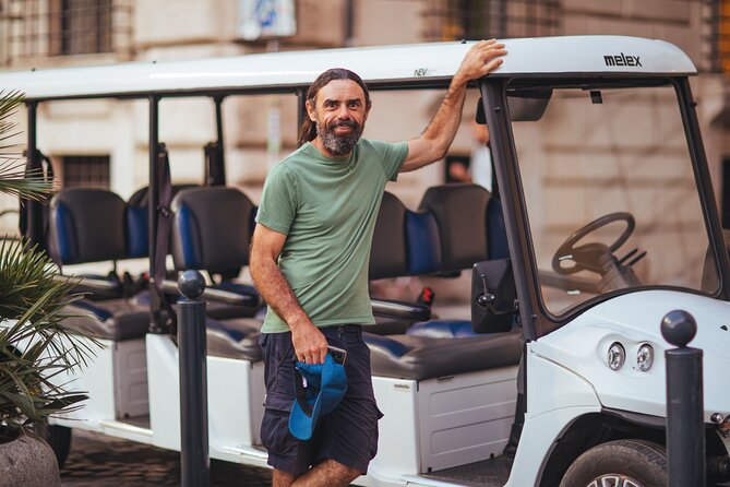 Rome: Evening Golf Cart Semi or Private Tour with Aperitivo - Key points to know before booking