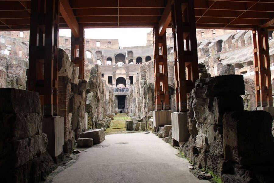 Rome: Exclusive Colosseum Underground and Roman Forum Tour - Forty minutes below the arena