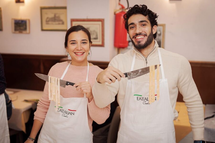 Rome: Fettuccine Pasta Cooking Class in Rome's City Center - What to know before you book
