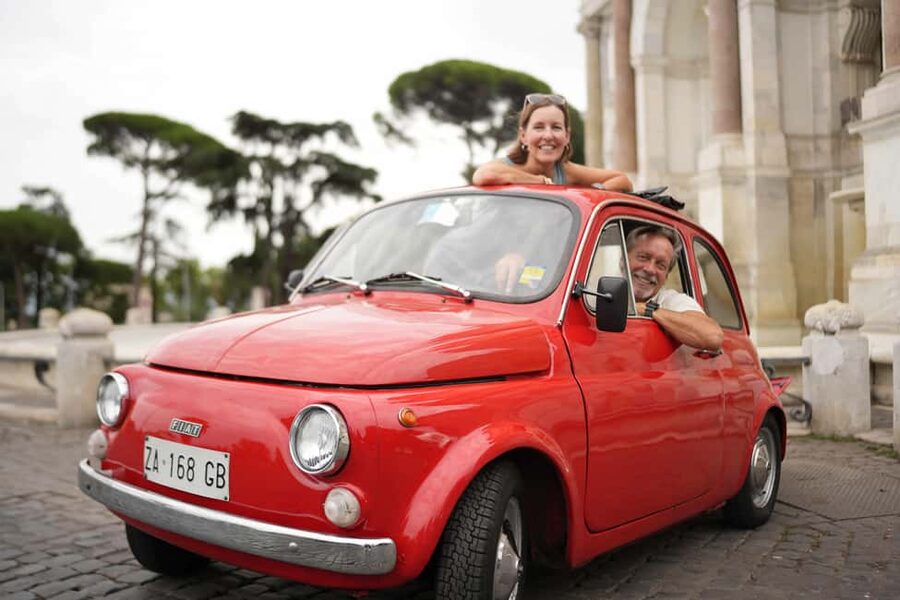 Rome: Fiat 500 Experience with Gelato and Photos - Trastevere and Castel Sant’Angelo From the Road