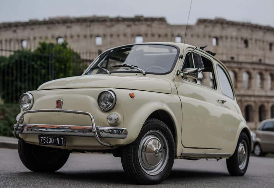 Rome: Fiat 500 Experience with Gelato and Photos - Acqua Paola Fountain and Janiculum Hill