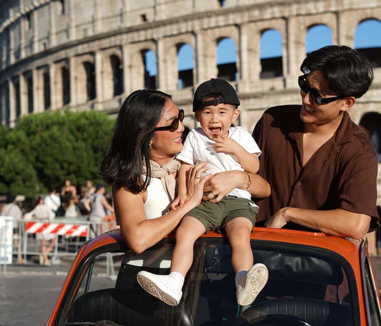 Rome: Fiat 500 Experience with Gelato and Photos - Starting Near the Colosseum