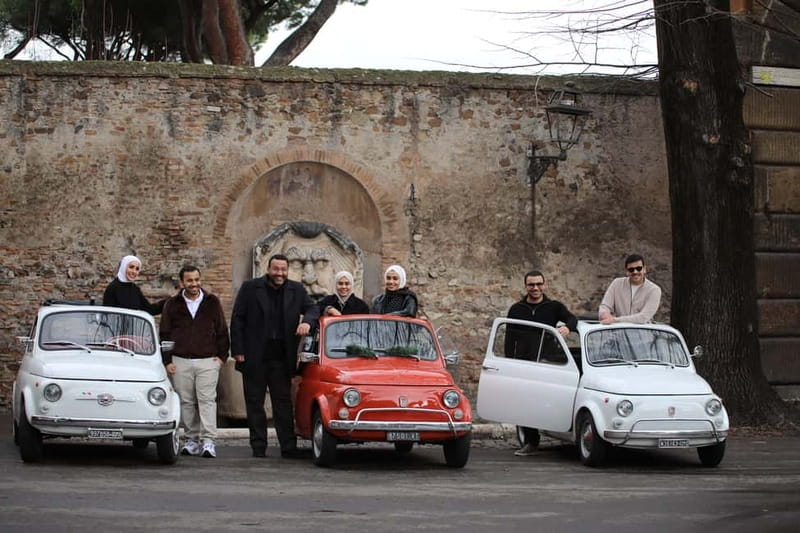 Rome: Fiat 500 Vintage City and Photo Tour - What to know before you book