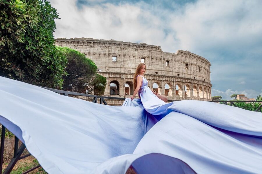 Rome: Flying Dress Professional Photoshoot - What You Receive After the Session