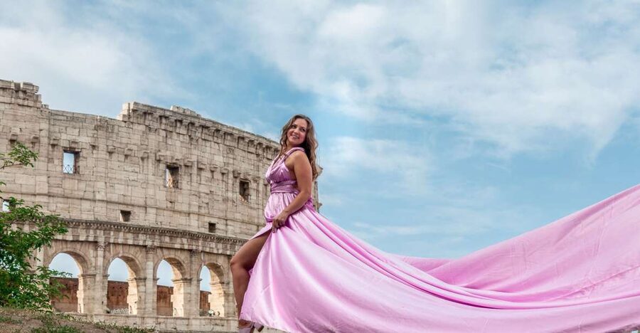 Rome: Flying Dress Professional Photoshoot - Is $351.18 Good Value for Two People?