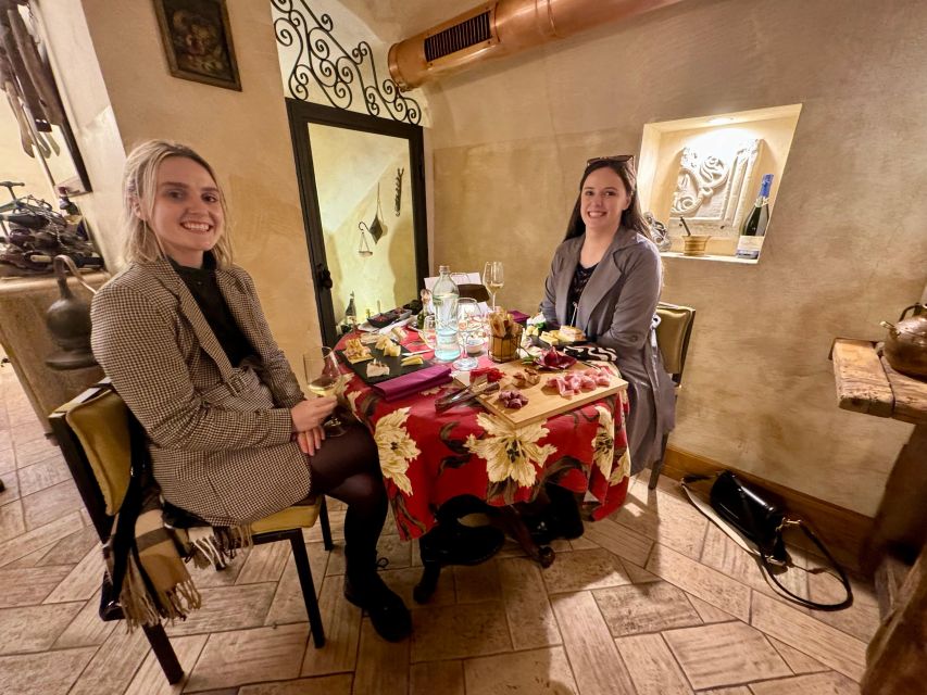 Rome Food Tasting with Wine Paring in Trastevere Experience - Timing, meeting point, and cancellation