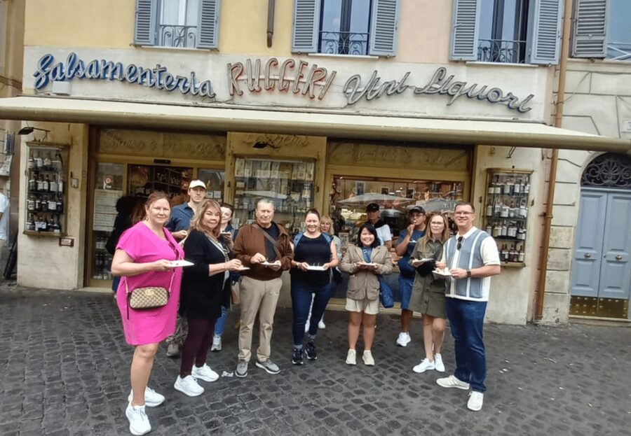 Rome: Food & Wine Tour of Campo de Fiori, Ghetto, Trastevere - How much food do you actually get?