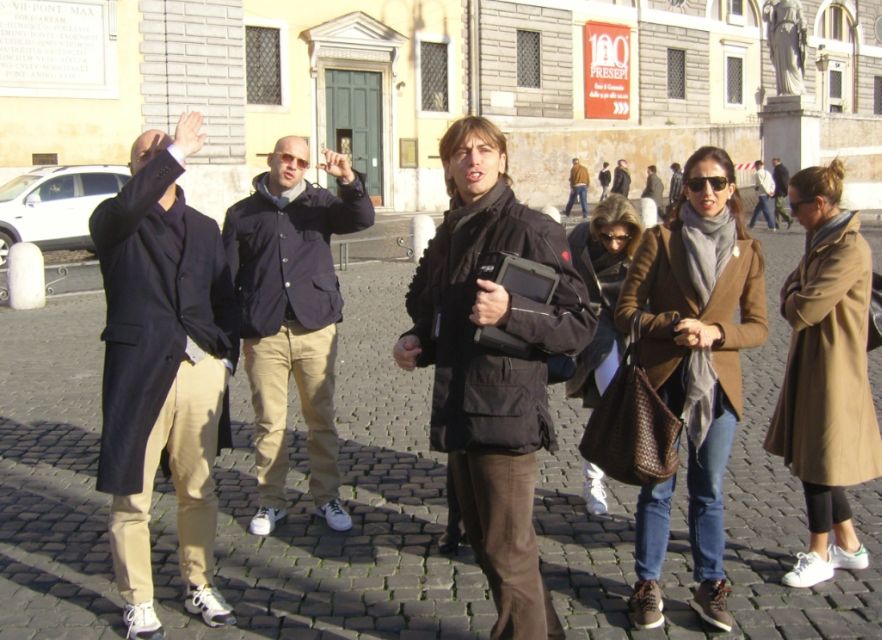 Rome: Full-Day Tour of the Eternal City - Entering the Colosseum with reserved admission