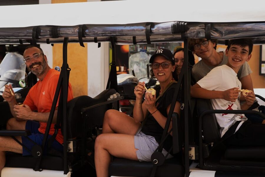 Rome: Golf Cart Big group Tour - Tiramisu, gelato, and the small extras