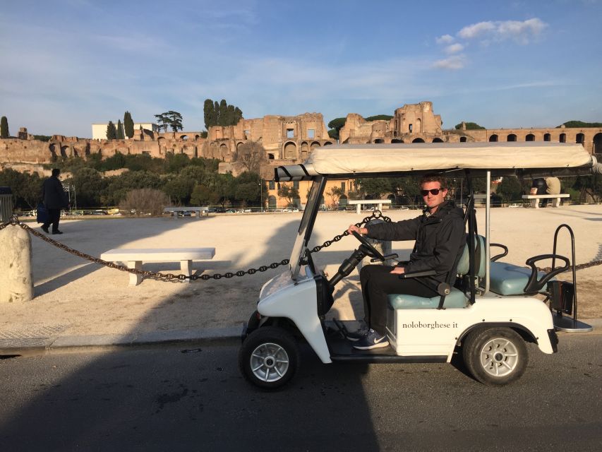 Rome Golf Cart Exclusive Private Tour - The Mouth of Truth and the keyhole