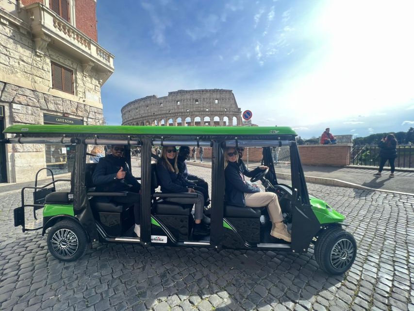 Rome: Golf Cart Tour with Artisanal Gelato Tasting - Theatre of Marcellus and Piazza Venezia