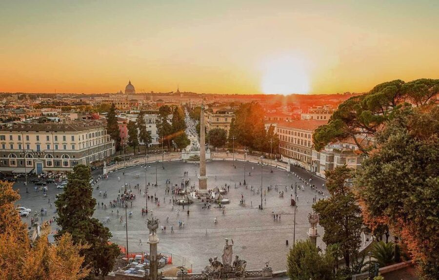 Rome: Guided City Center Evening Sightseeing Walking Tour - Starting at Piazza del Popolo and climbing to Pincio Terrace