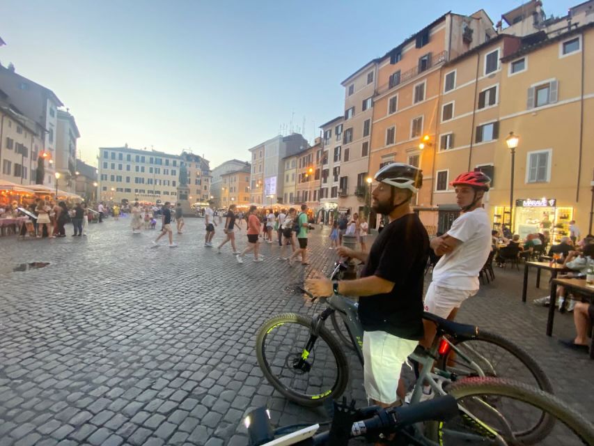 Rome: Guided eBike Evening Tour with italian Aperitif - Trastevere and Santa Maria in Trastevere