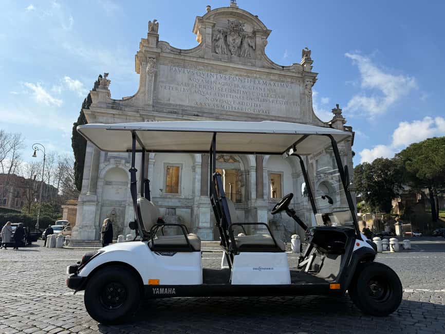 Rome: Guided Golf Cart Tour - The classic route: Colosseum to Piazza Navona