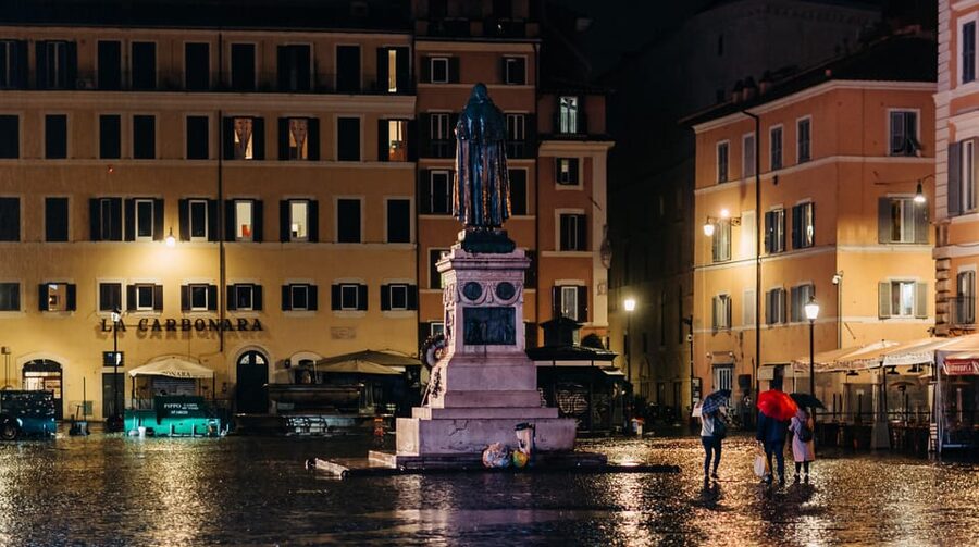 Rome: Guided Haunted Rome Ghost Tour with Dowsing Rods - Ending at Campo de’ Fiori