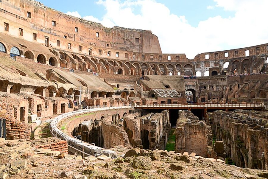 Rome: Guided Tour of Colosseum, Roman Forum & Palatine Hill - Entering the Colosseum with pre-booked admission