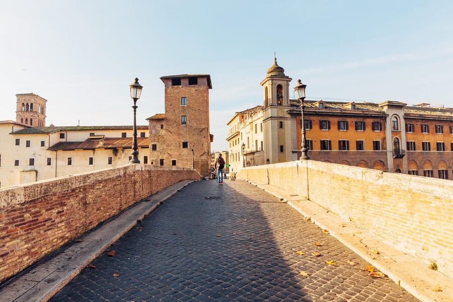 Rome: Guided Tour Of The Hidden Treasures of Trastevere - Following Via della Lungaretta