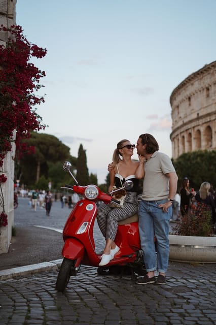 Rome: Guided Vespa Tour with Photo Stops - Trastevere from the back of a Vespa