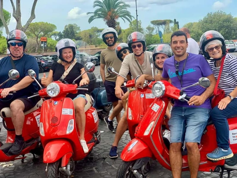 Rome: Guided Vespa Tour with Self-Drive or as a Passenger - Starting near the Colosseum in Monti