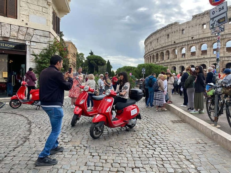 Rome: Guided Vespa Tour with Self-Drive or as a Passenger - Trevi Fountain and the Spanish Steps
