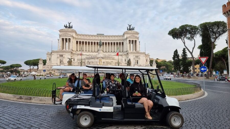 Rome: Highlights and Hidden Sights Golf Cart Tour - A good choice for families and mixed-energy groups