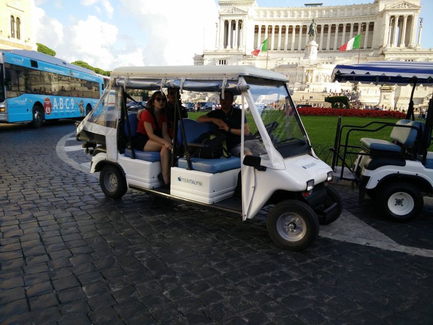 Rome: Highlights and Hidden Sights Golf Cart Tour - Practical details before you book