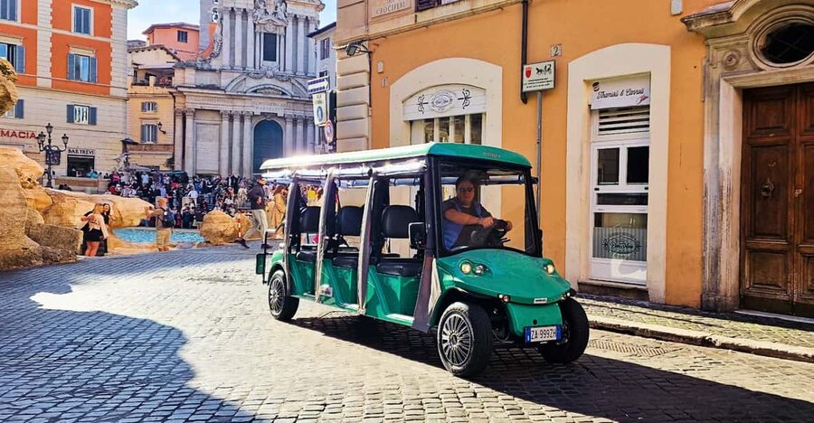Rome: Highlights Tour by Golf Cart - Trevi Fountain and Palazzo Montecitorio