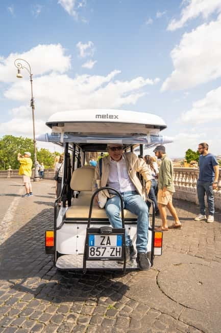 Rome: Highlights Tour in Golf Cart - Trastevere, a Roman bite, and local flexibility