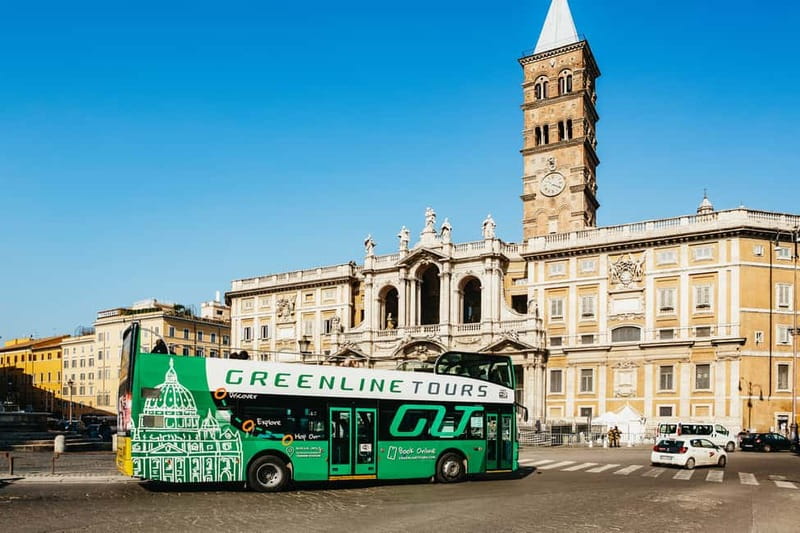 Rome:Hop-On Hop-Off Panoramic Open Bus Ticket 3 Circuits x 1 - Key points to know before you book