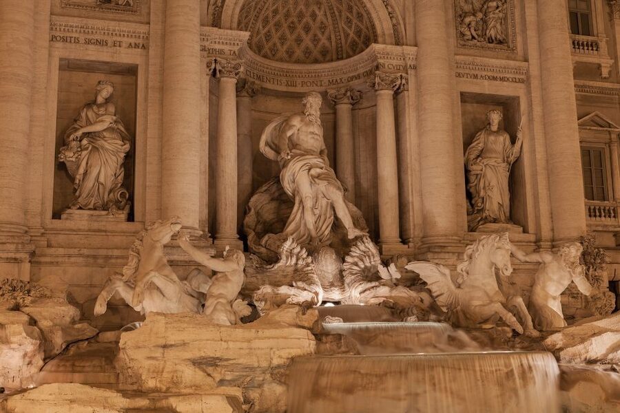 Rome: Immersive Underground and Piazzas Tour - Trevi Fountain and the coin tradition