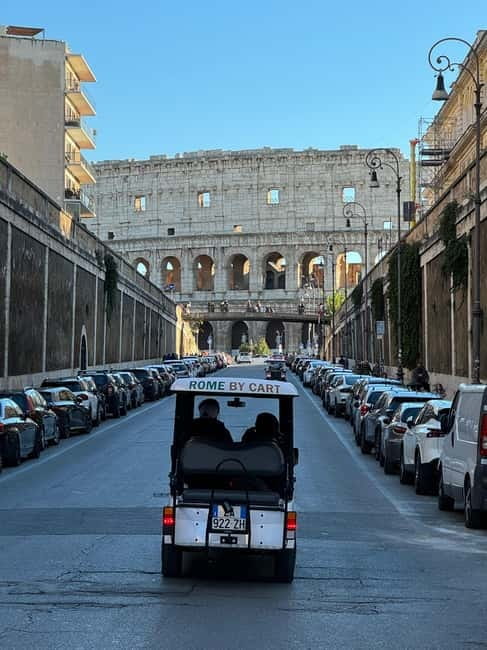 Rome in 3hours with Private Golf Cart tour and food tasting - Why a golf cart makes sense in Rome