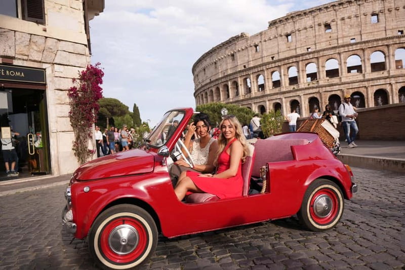 Rome in a Fiat Jolly: Exclusive Vintage Ride & Photo Tour - Circus Maximus, seen from the road