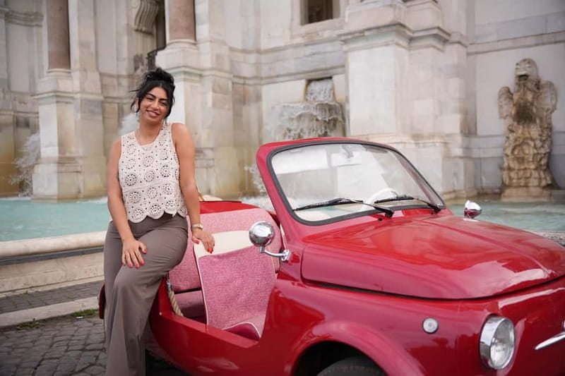 Rome in a Fiat Jolly: Exclusive Vintage Ride & Photo Tour - Price, timing, and practical value