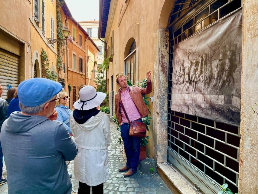 Rome: Jewish Ghetto and Trastevere Tour - Ending at Piazza Trilussa