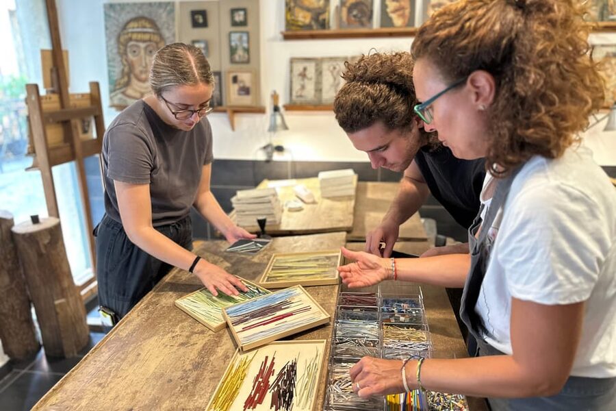 Rome: Micromosaic Jewelry Workshop - The opening lesson: from Roman technique to your own design