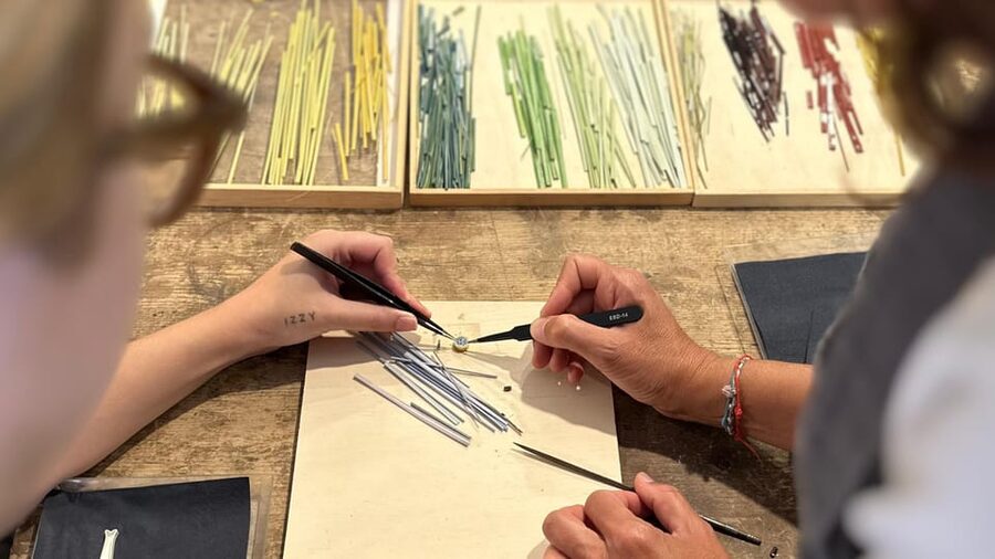 Rome: Micromosaic Jewelry Workshop - Starting near Cavour and the Colosseum