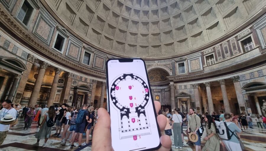 Rome: Monuments Audio Guide with Pantheon, no entry ticket - San Luigi dei Francesi and Caravaggio’s three paintings