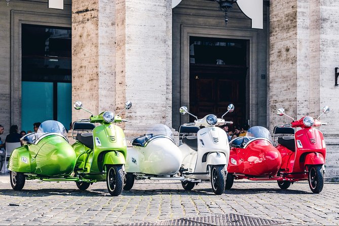Rome Morning Vespa Sidecar Tour in Rome with Cappuccino - Why a Vespa sidecar works so well in Rome