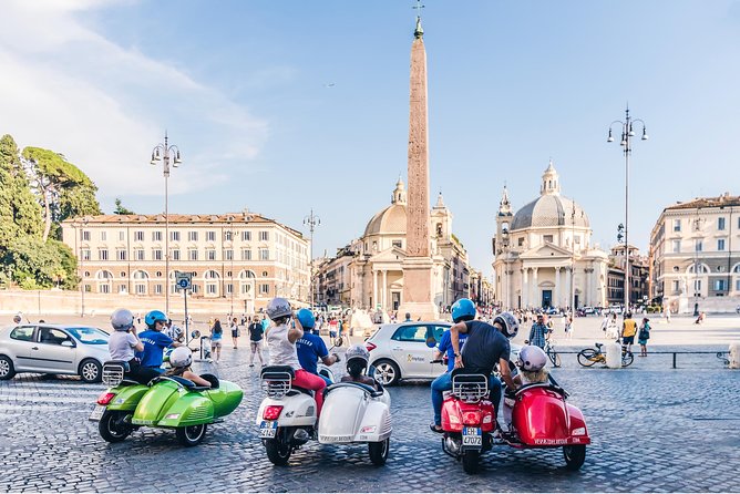 Rome Morning Vespa Sidecar Tour in Rome with Cappuccino - Entering the Pantheon