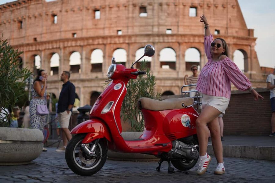 Rome: Night Photo Tour by Vespa with Aperol Spritz - Where the ride finishes