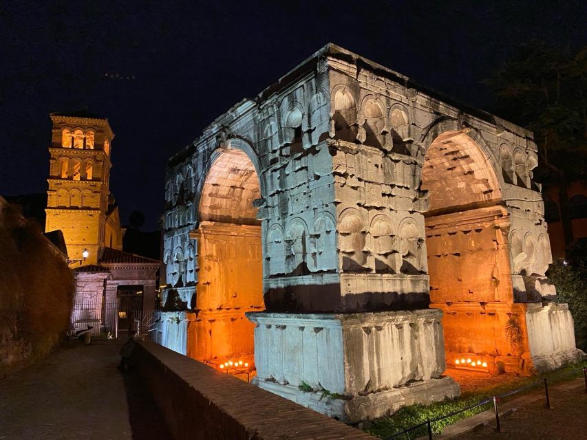 Rome: Night Tour by Golf Cart with Italian Dinner and Gelato - The Pantheon, Piazza Navona, and central Rome