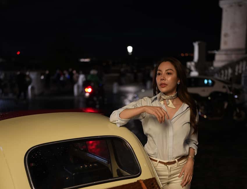 Rome: Night Tour in a Vintage Fiat 500 with Aperol Spritz - The route begins with Rome after sunset