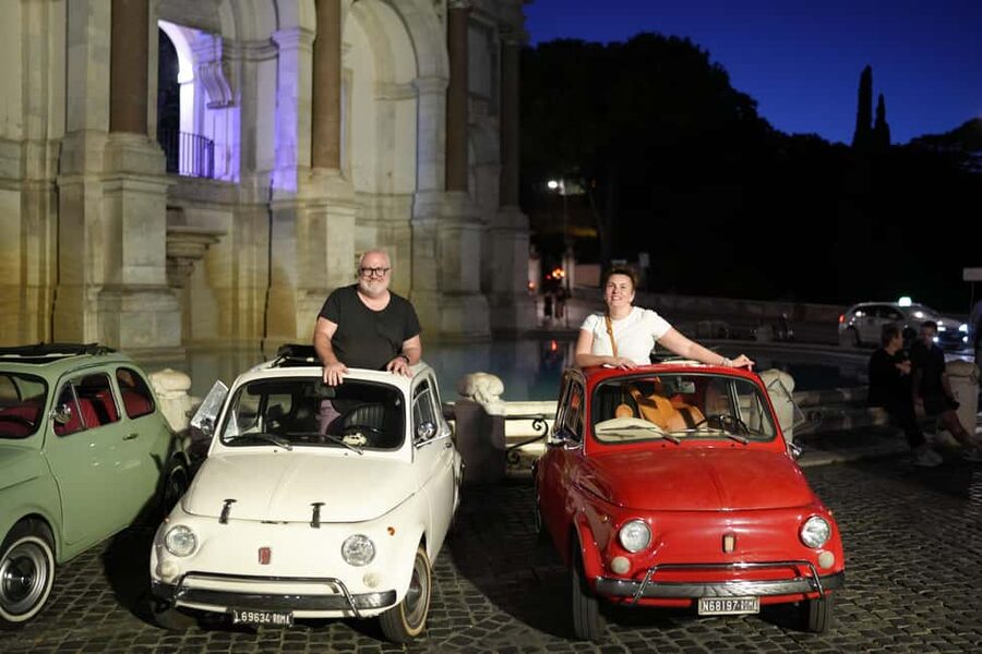 Rome: Night Tour in a Vintage Fiat 500 with Aperol Spritz - Is the $125.97 price good value?