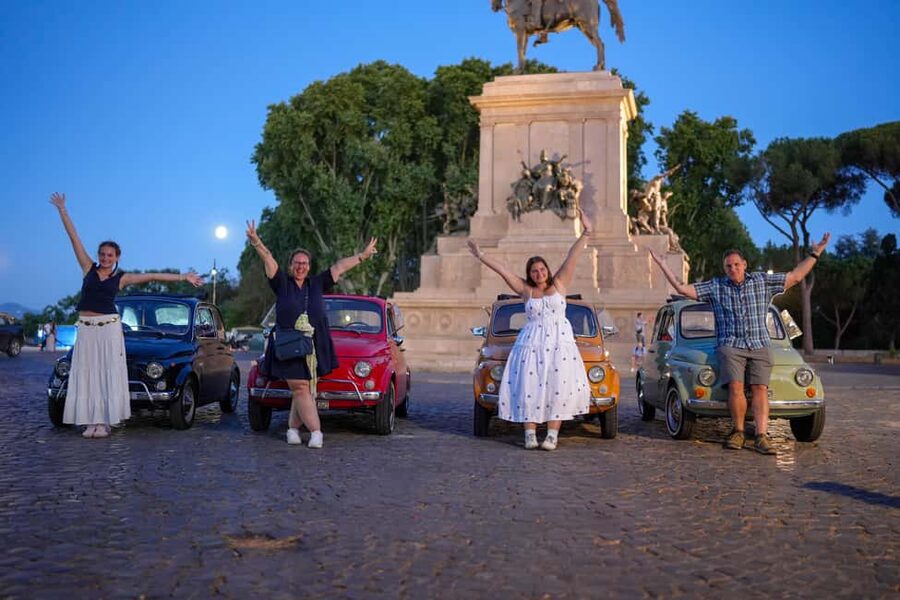 Rome: Night Tour in a Vintage Fiat 500 with Aperol Spritz - Who should book this evening tour?