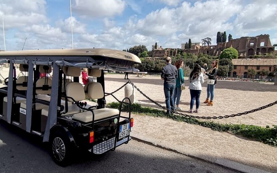Rome: Night Tour of the City by Golf Cart (Private option) - Pincio Terrace and the closing view