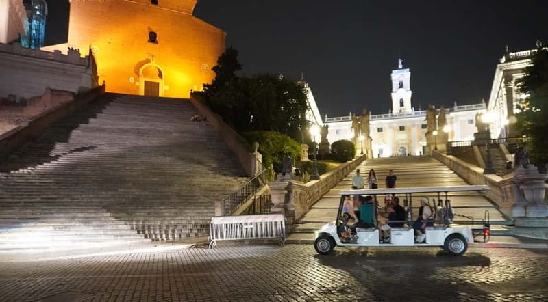 Rome: Nocturnal Golf Cart Tour - Capitoline Hill and Piazza Venezia