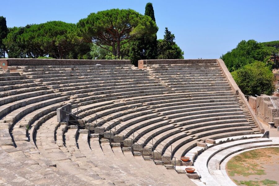Rome: Ostia Antica Half Day Semi-Private Tour with Guide - Neptune’s Baths and Roman Water Engineering