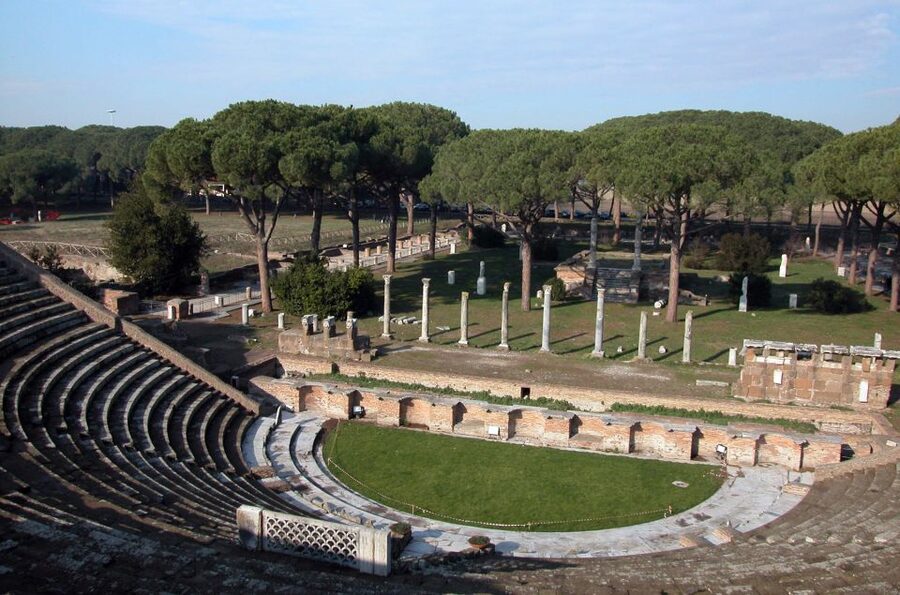 Rome: Ostia Antica Private Walking Tour with Skip-the-Line - The theatre, forum, and public Ostia